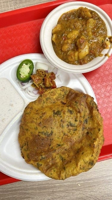Masala Poori Bhaji.