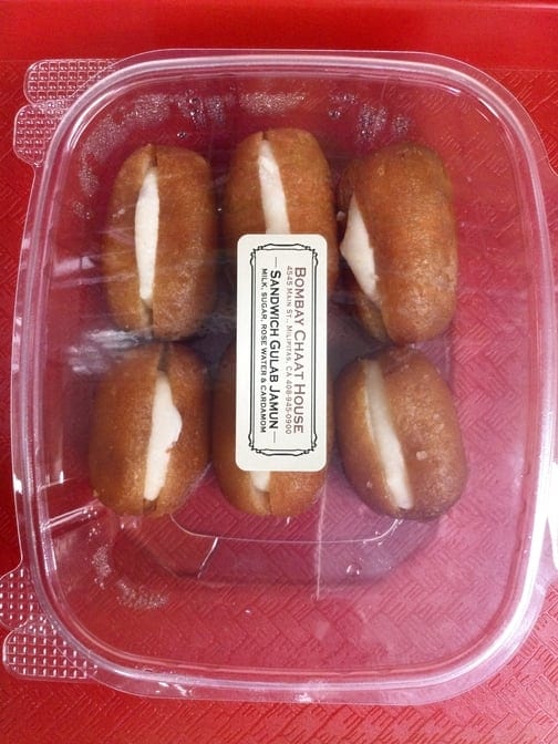 Gulab Jamun Sandwich.