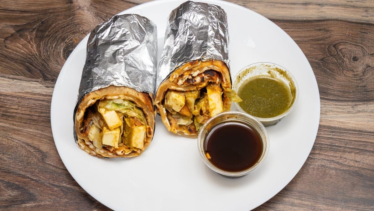 Paneer Wrap Jain.