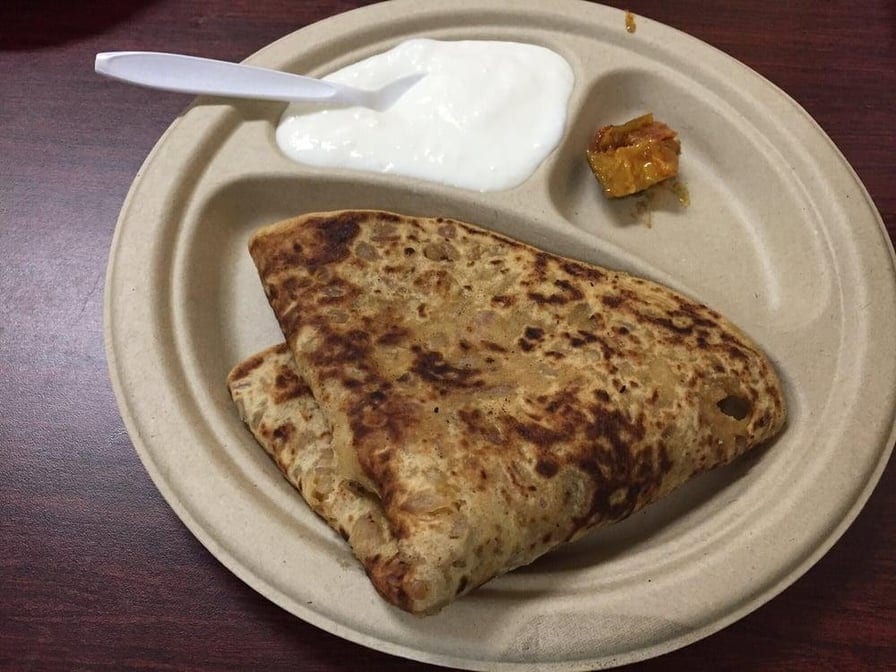 Onion Paratha.