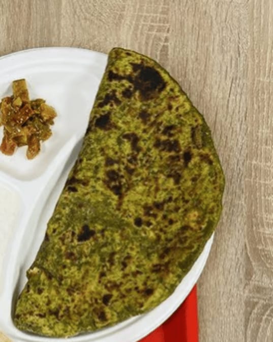 Spinach Paratha.