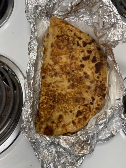 Aloo & Onion Mix Paratha.