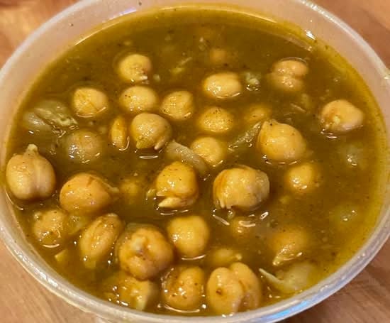 Chana Masala Jain.